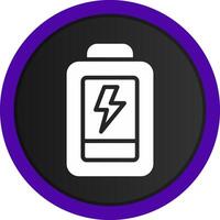 design de ícone criativo de bateria fraca vetor
