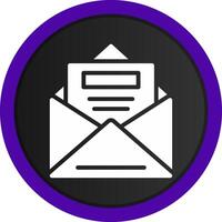 aberto o email criativo ícone Projeto vetor