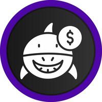 empréstimo Tubarão criativo ícone Projeto vetor