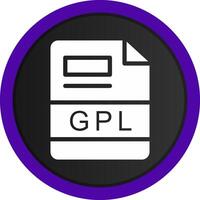 gpl criativo ícone Projeto vetor