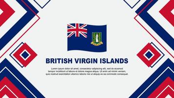 britânico virgem ilhas bandeira abstrato fundo Projeto modelo. britânico virgem ilhas independência dia bandeira papel de parede vetor ilustração. fundo