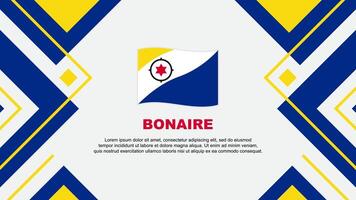 bonaire bandeira abstrato fundo Projeto modelo. bonaire independência dia bandeira papel de parede vetor ilustração. bonaire ilustração