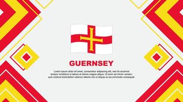 Guernsey bandeira abstrato fundo Projeto modelo. Guernsey independência dia bandeira papel de parede vetor ilustração. Guernsey fundo