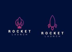 lançamento levar fora foguete jato avião espaço moderno logotipo palavra marca logótipo Projeto vetor