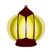 lanterna luminária Projeto com Ramadã e islâmico feriado temas. perfeito para cartazes, bandeiras, adesivos, papeis de parede, fundos vetor