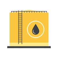 petróleo indústria. vetor combustível, óleo, gás e energia ilustração. Gasolina estação ou poder símbolo e elemento.