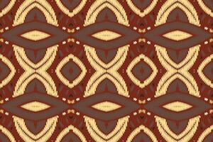 padrão sem emenda de ikat étnico em tribal. design para plano de fundo, papel de parede, ilustração vetorial, tecido, vestuário, tapete, têxtil, batik, bordado. vetor