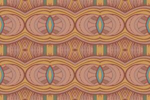 tecido ikat sem costura padrão geométrico étnico tradicional bordado style.design para fundo, tapete, tapete, sarongue, roupas, ilustração vetorial. vetor