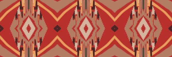 padrão ikat em tribal. geométrica étnica tradicional. estilo listrado mexicano. design para plano de fundo, papel de parede, ilustração vetorial, tecido, roupas, batik, tapete, bordado. vetor