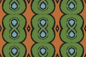 padrão sem emenda de ikat étnico em tribal. design para plano de fundo, papel de parede, ilustração vetorial, tecido, vestuário, tapete, têxtil, batik, bordado. vetor