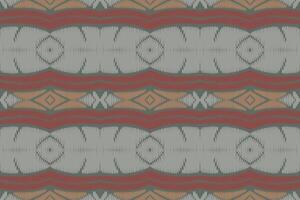 padrão sem emenda de ikat étnico em tribal. design para plano de fundo, papel de parede, ilustração vetorial, tecido, vestuário, tapete, têxtil, batik, bordado. vetor