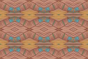 ikat projeta padrão sem emenda de cruz tribal. étnico geométrico batik ikkat design têxtil de vetor digital para estampas tecido saree mughal pincel símbolo faixas textura kurti kurtis kurtas