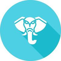 ícone de vetor de elefante