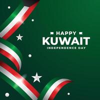 Kuwait independência dia Projeto ilustração coleção vetor