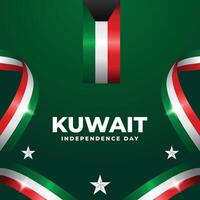 Kuwait independência dia Projeto ilustração coleção vetor