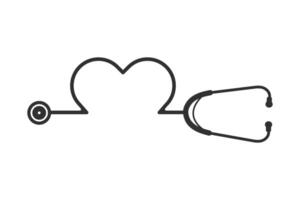 estetoscópio coração vetor, médico estetoscópio coração forma vetor, estetoscópio pulso vetor, coração saúde estetoscópio ícone, médico Ferramentas vetor, estetoscópio tipografia, doutor, enfermeira vetor