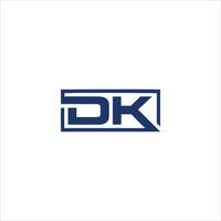 dk e kd carta logotipo design.dk,kd inicial Sediada alfabeto ícone logotipo Projeto vetor