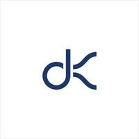 dk e kd carta logotipo design.dk,kd inicial Sediada alfabeto ícone logotipo Projeto vetor