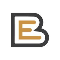 inicial carta eb logotipo ou estar logotipo vetor Projeto modelo
