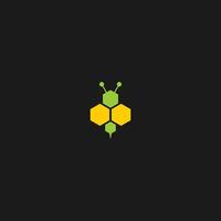 querida abelha logotipo inseto Projeto modelo vetor