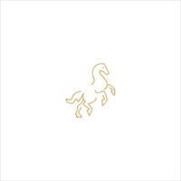 animal cavalo logotipo vetor Projeto modelo