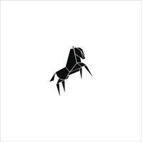 animal cavalo logotipo vetor Projeto modelo