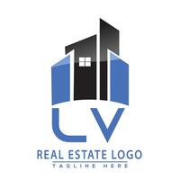 la real Estado logotipo Projeto casa logotipo estoque vetor. vetor