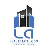 la real Estado logotipo Projeto casa logotipo estoque vetor. vetor