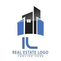 il real Estado logotipo Projeto casa logotipo estoque vetor. vetor