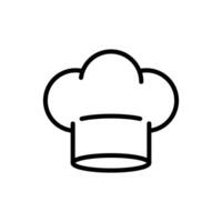 chefe de cozinha chapéu ícone vetor Projeto modelo dentro branco fundo