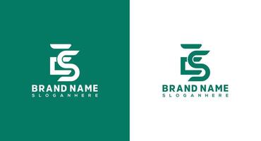 es carta logotipo projeto, se ícone marca identidade Projeto monograma logotipo vetor