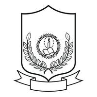 instituição acadêmico corporativo vetor logotipo