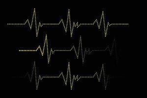 ecg coração batida linha ícone símbolo, coração batida pulso hospital logotipo placa. vetor. vetor