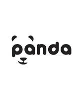 panda logotipo vetor camiseta Projeto