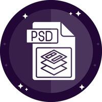 psd Arquivo formato sólido Distintivos ícone vetor