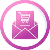 compras o email vetor ícone