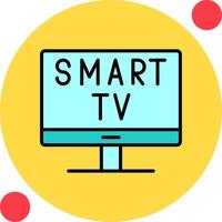 ícone de vetor de smart tv