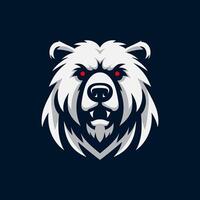 impressionante Urso esport logotipo Projeto vetor