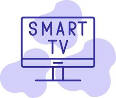 ícone de vetor de smart tv