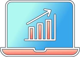 ícone de vetor de estatísticas