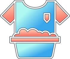 lavando roupas vetor ícone