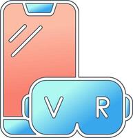 ícone de vetor de realidade virtual