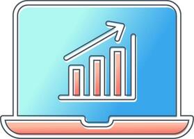 ícone de vetor de estatísticas