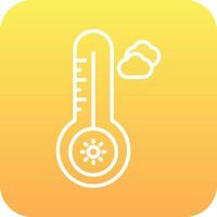 temperatura quente vetor ícone