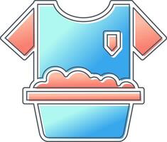 lavando roupas vetor ícone