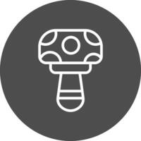 design de ícone criativo de cogumelo vetor