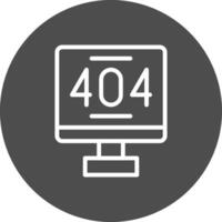 erro 404 criativo ícone Projeto vetor