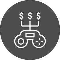 jogos dinheiro criativo ícone Projeto vetor