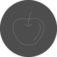 maçãs criativo ícone Projeto vetor