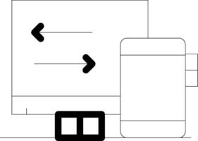 digital plataforma criativo ícone Projeto vetor